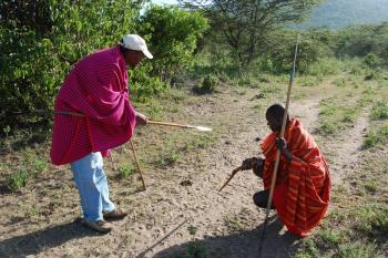 pisteurs masaïs